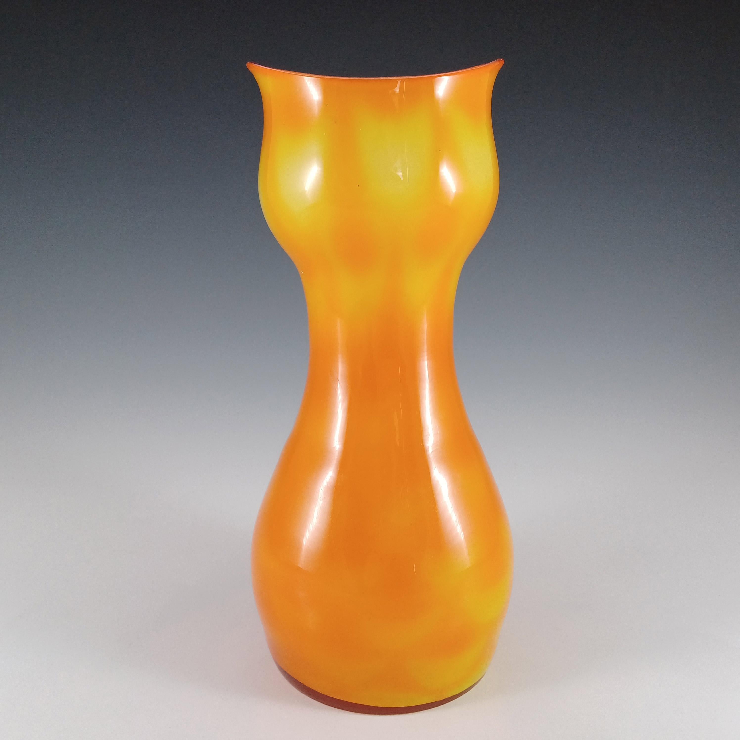 Uno splendido vaso scandinavo in vetro 