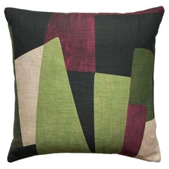 Elmer Abstract Geometric Linen Cushion