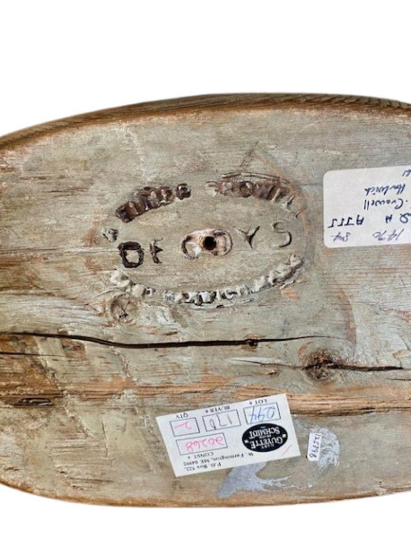 Elmer Crowell Pareja de señuelos de ánade real sobredimensionados, hacia 1920, con marcas ovaladas en venta 10