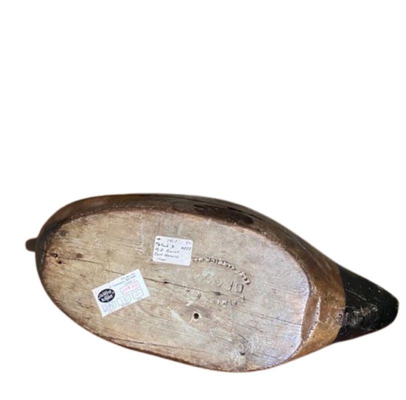 Elmer Crowell Pareja de señuelos de ánade real sobredimensionados, hacia 1920, con marcas ovaladas en venta 1