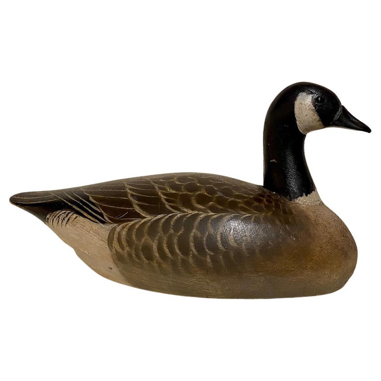 Elmer Crowell Quarter Sized Canada Goose Decoy, circa 1930s For