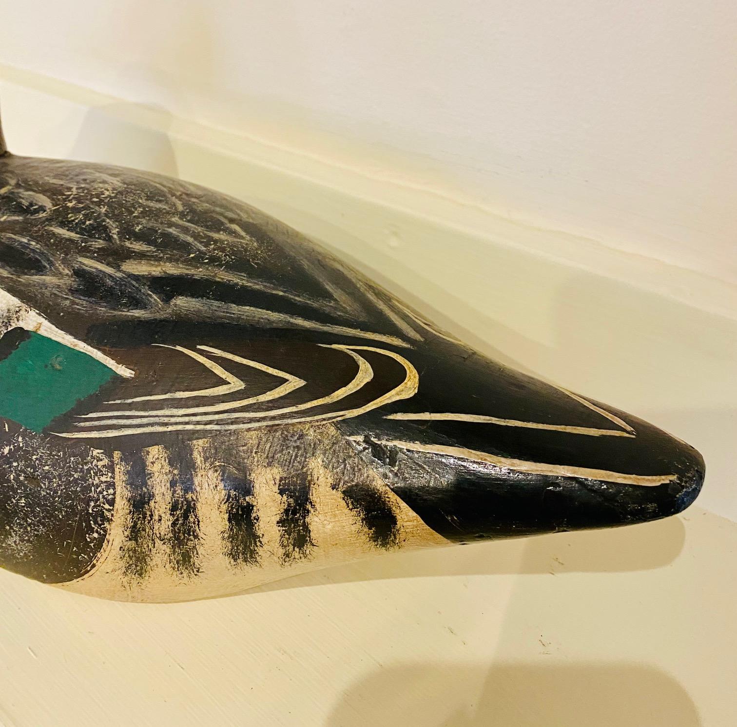 Hand-Carved Elmer Crowell Widgeon Drake Decoy, circa 1940