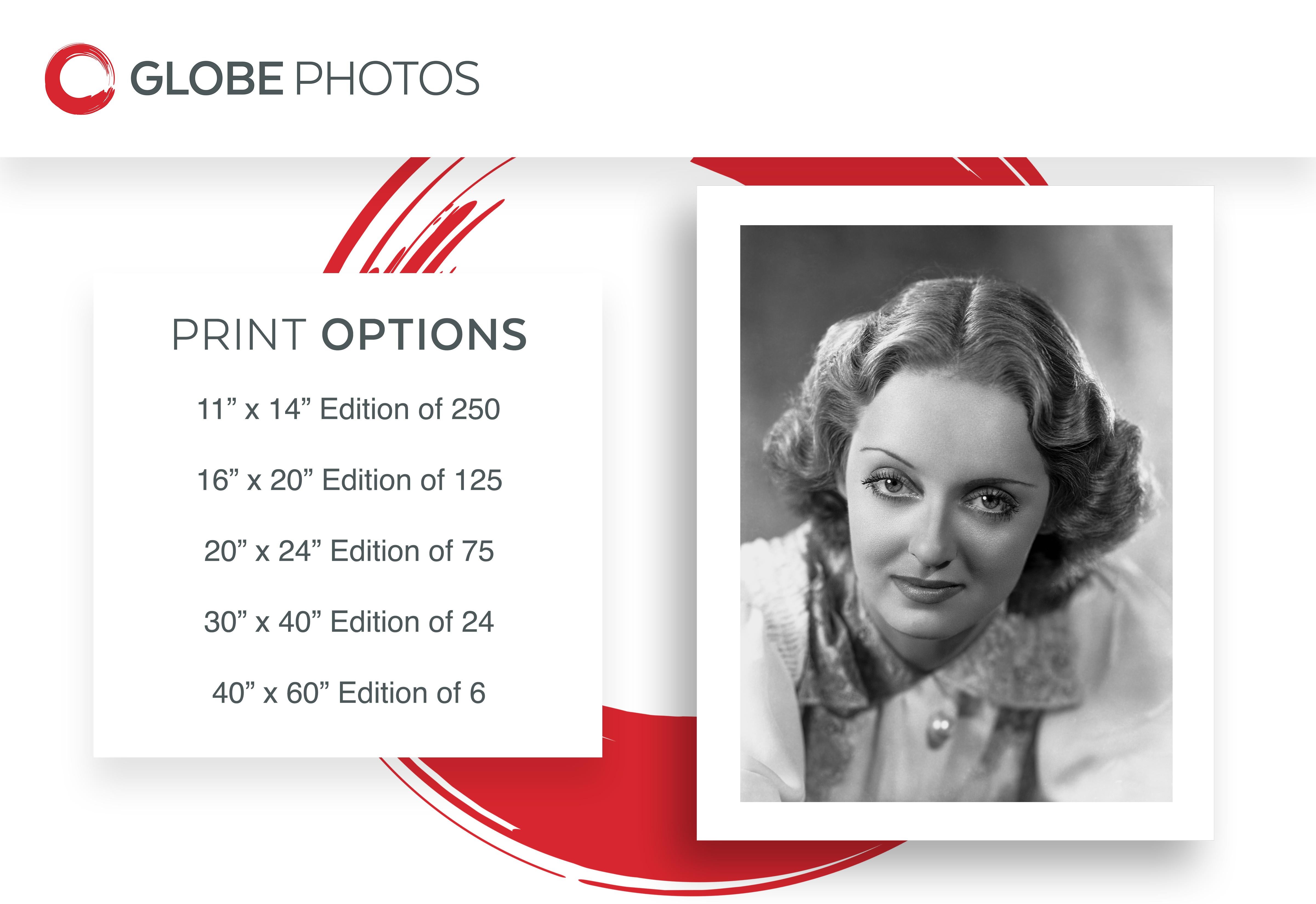 Bette Davis : Piercing Gaze - Photograph de Elmer Fryer