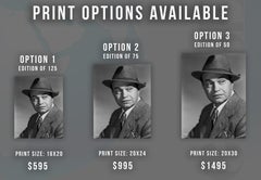 Edward G. Robinson Classical Portrait in Hat Fine Art Print