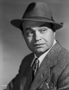 Edward G. Robinson Classical Portrait in Hat Fine Art Print