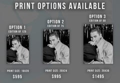Errol Flynn Posed Behind Hat Movie Star News Fine Art Print