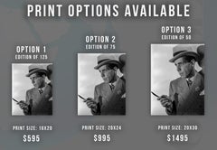 Humphrey Bogart: Film Noir Fine Art Print