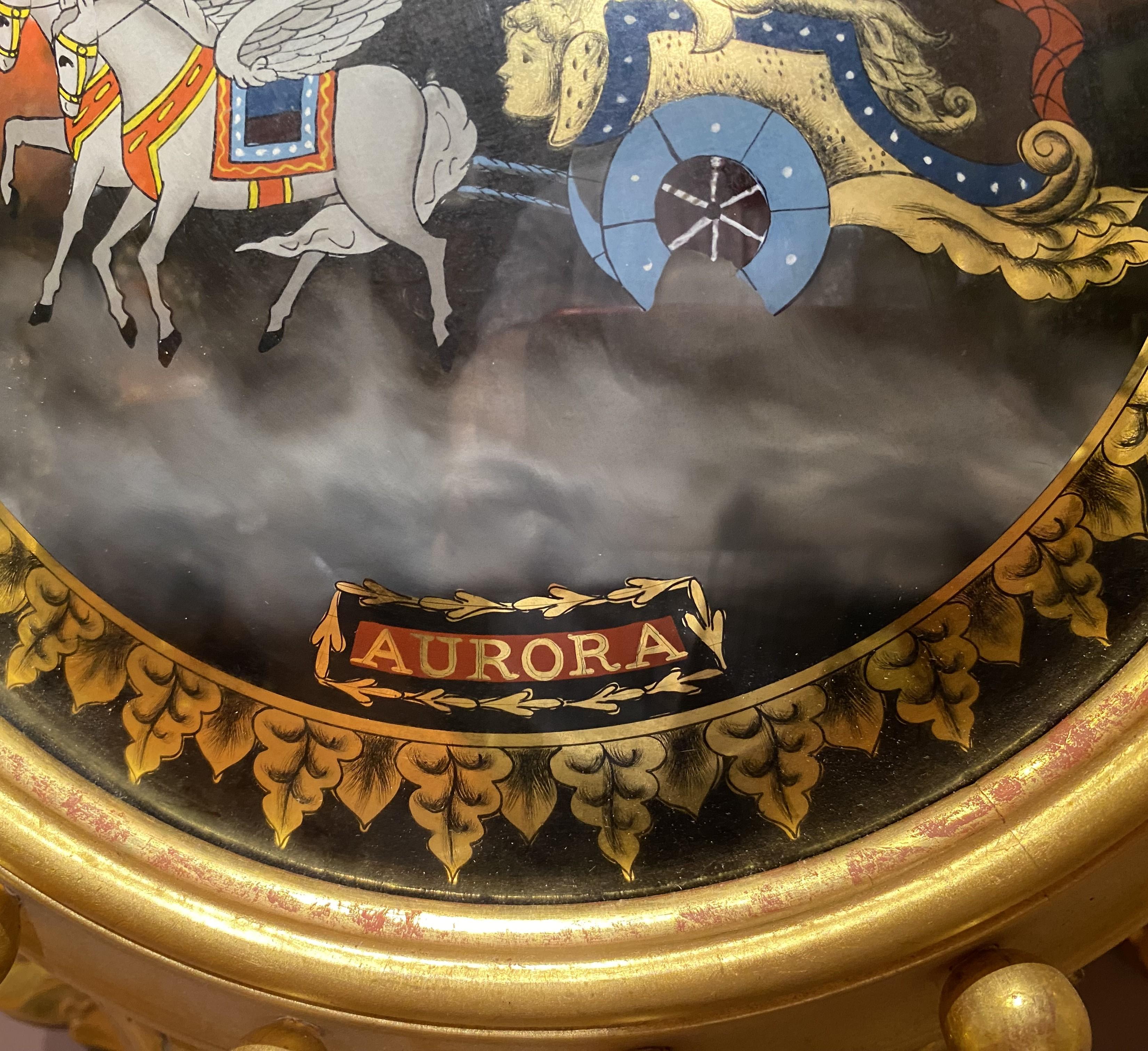 Horloge Banjo d'Elmer O. Stennes Weymouth MA, Girandole églomisée en vente 4