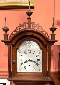 Elmer O. Stennes, Weymouth MA Mahogany Grandmother Clock
