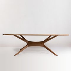 Table de salle à manger en bois massif Elmond Natural Color