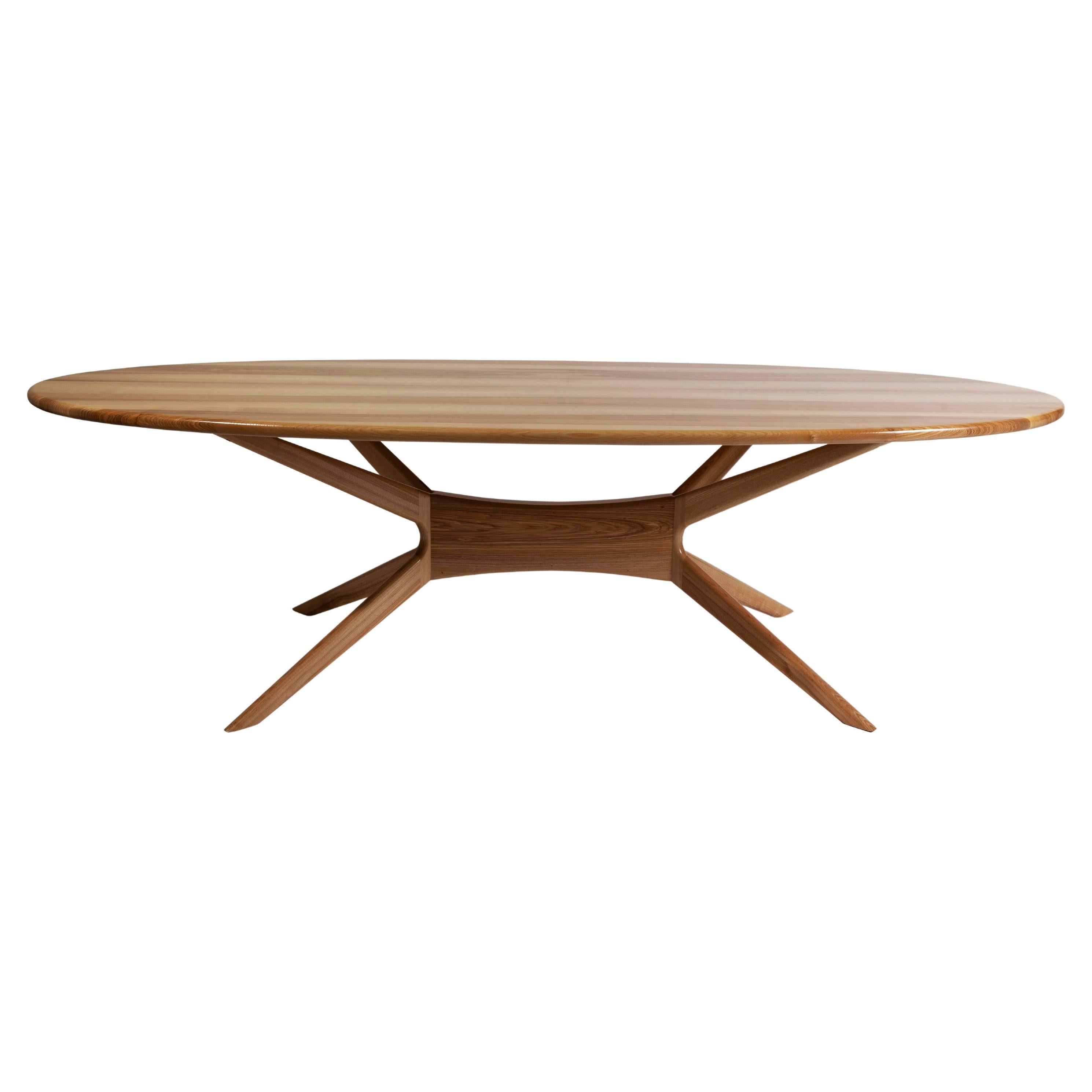 Elmond Natural Color Solid Wood Dining Table For Sale