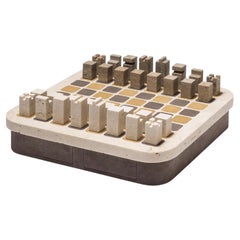Elmor Travertine Chess game
