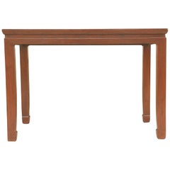 Vintage Elmwood Console Table or Desk