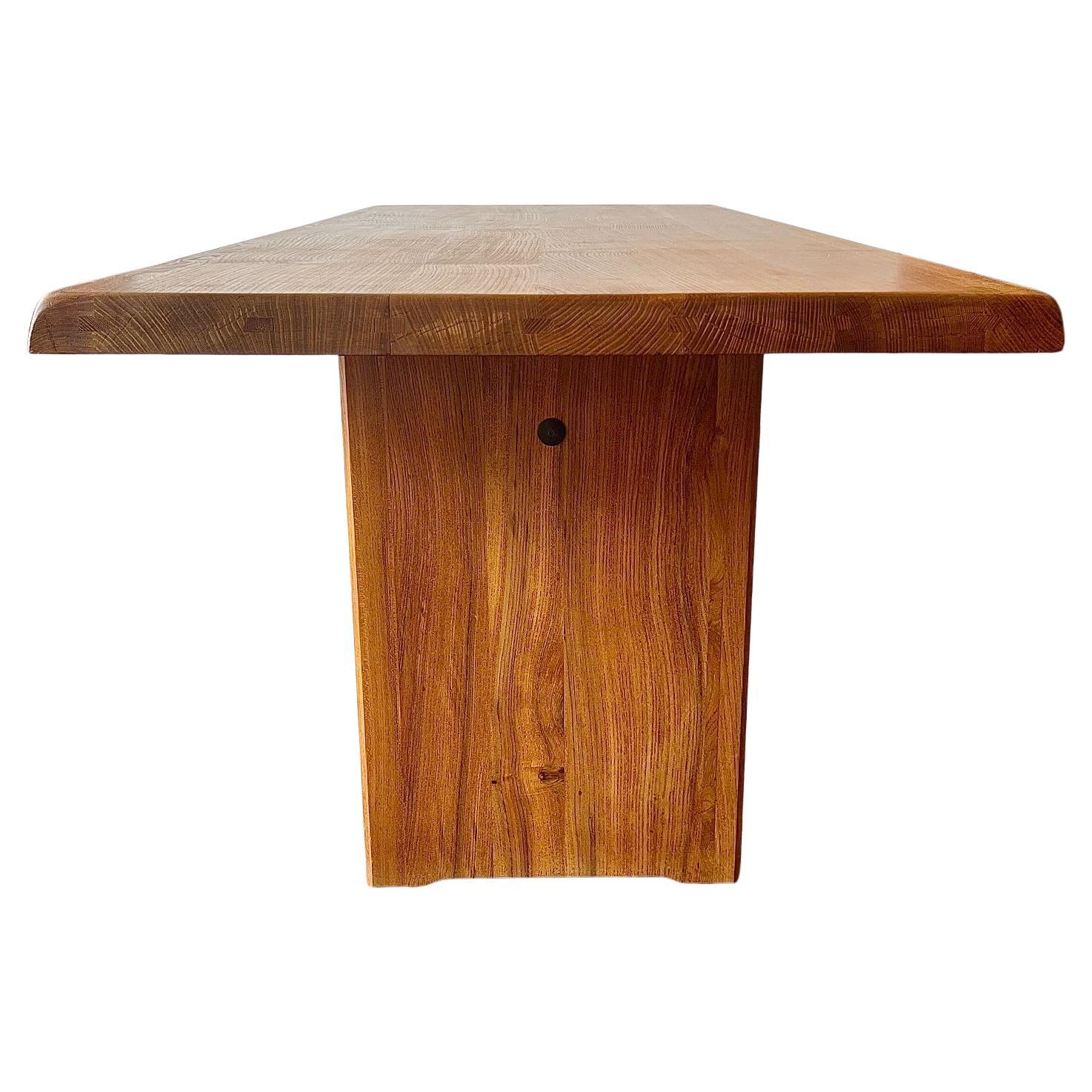 Mid-20th Century Elmwood dining Table 