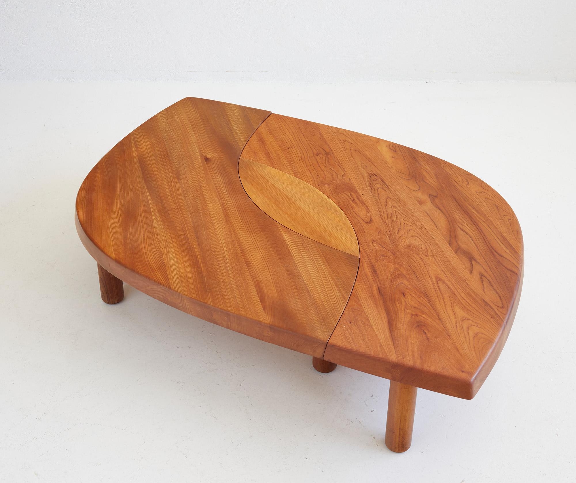 Table basse T22C Eye de Pierre Chapo 1970 en vente 2