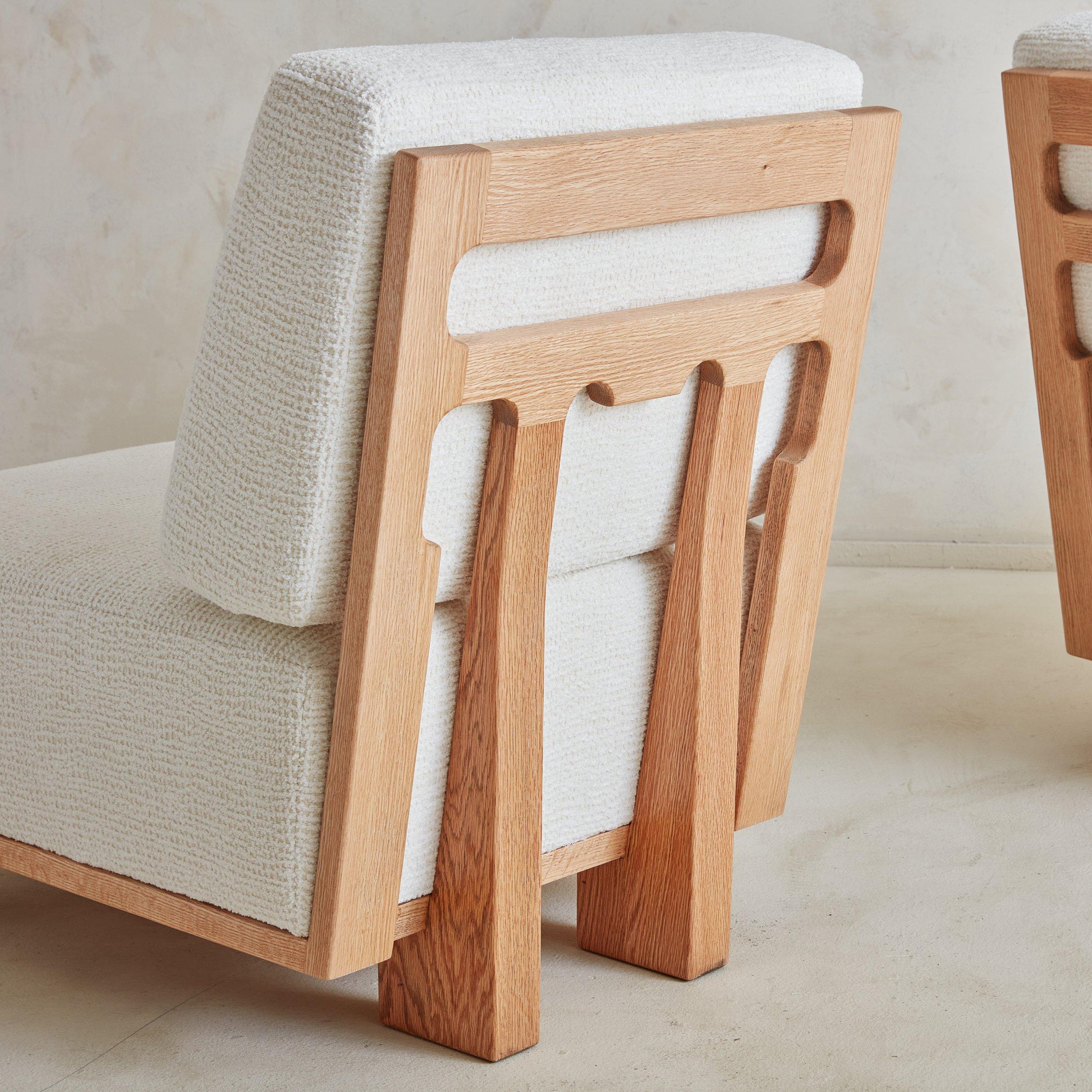 Elmyre-Stuhl von Guillerme et Chambron, Frankreich, 1960er Jahre, 2 Stück verfügbar 2