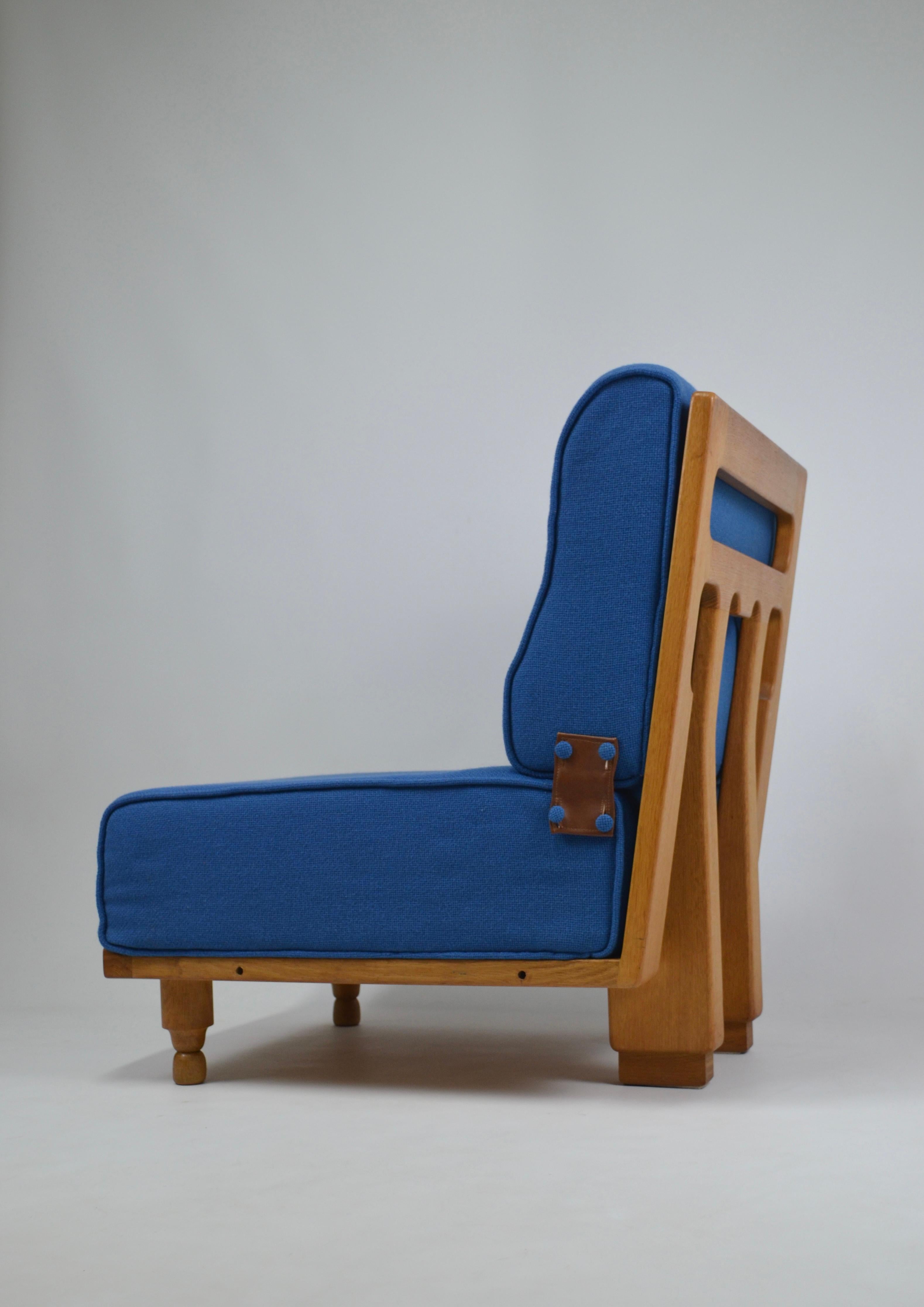 Elmyre lounge chair by Guillerme & Chambron for votre Maison, 1960s 6