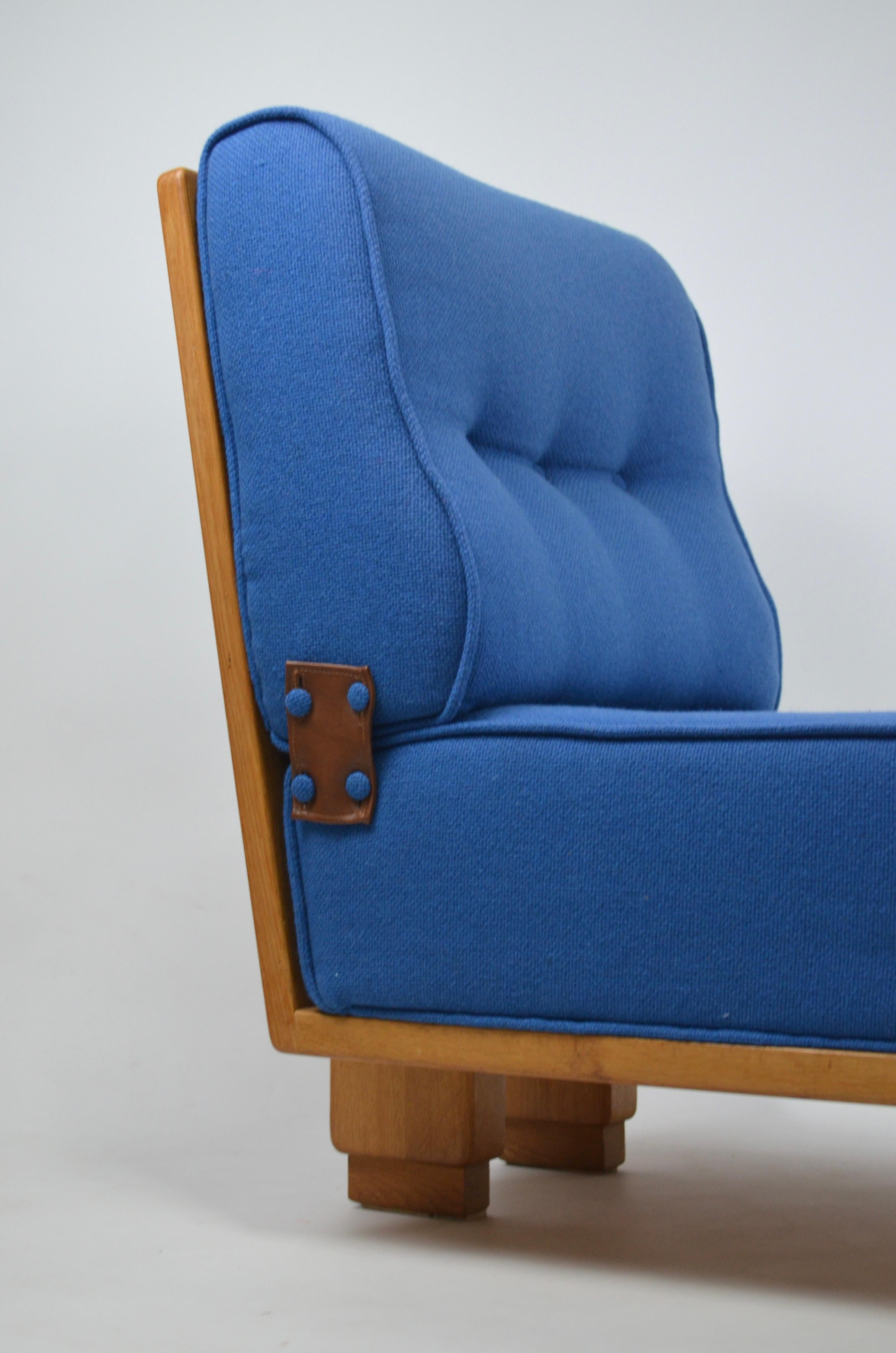 Elmyre lounge chair by Guillerme & Chambron for votre Maison, 1960s 9