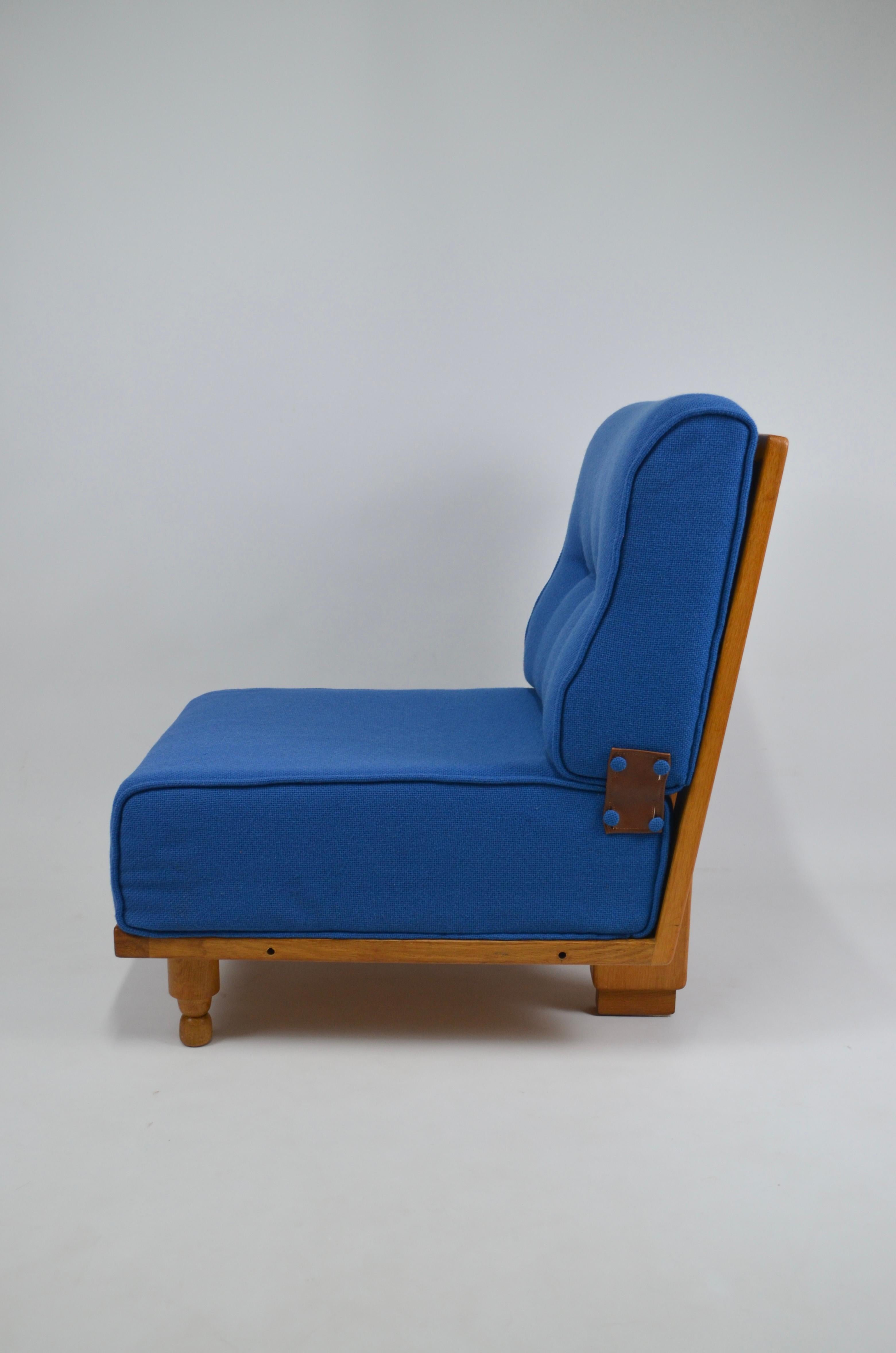 Mid-Century Modern Elmyre lounge chair by Guillerme & Chambron for votre Maison, 1960s