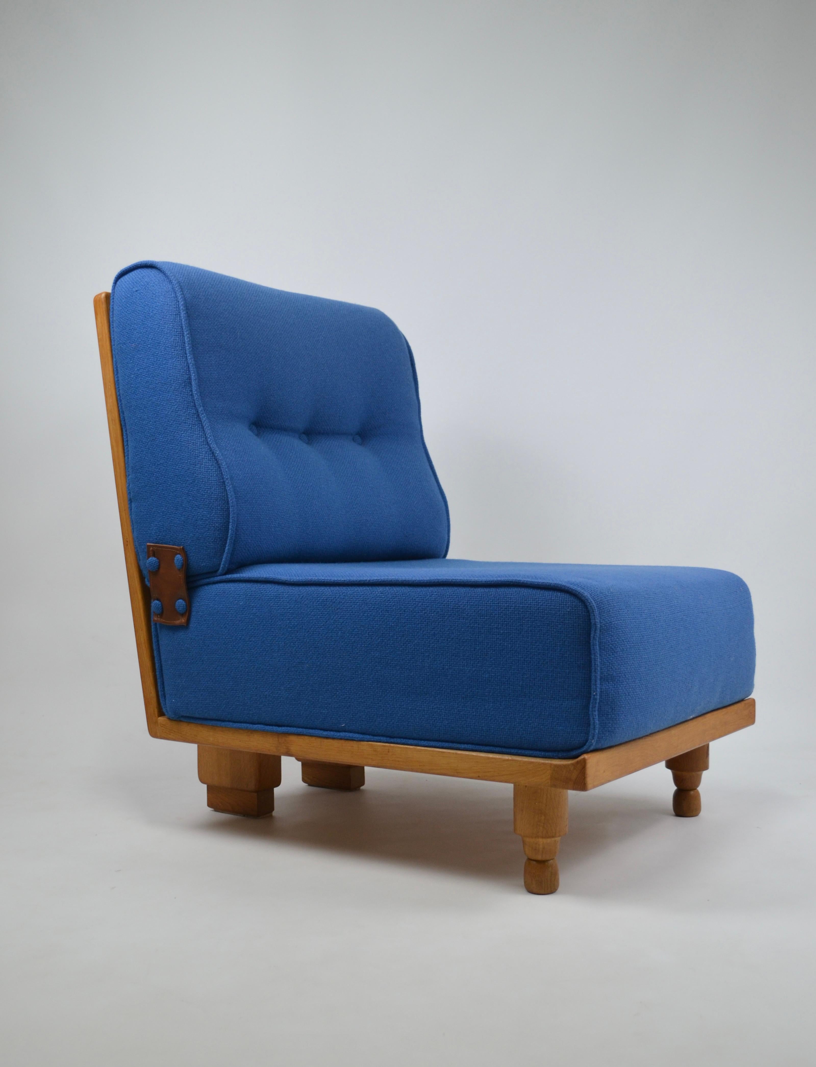 Elmyre lounge chair by Guillerme & Chambron for votre Maison, 1960s 1