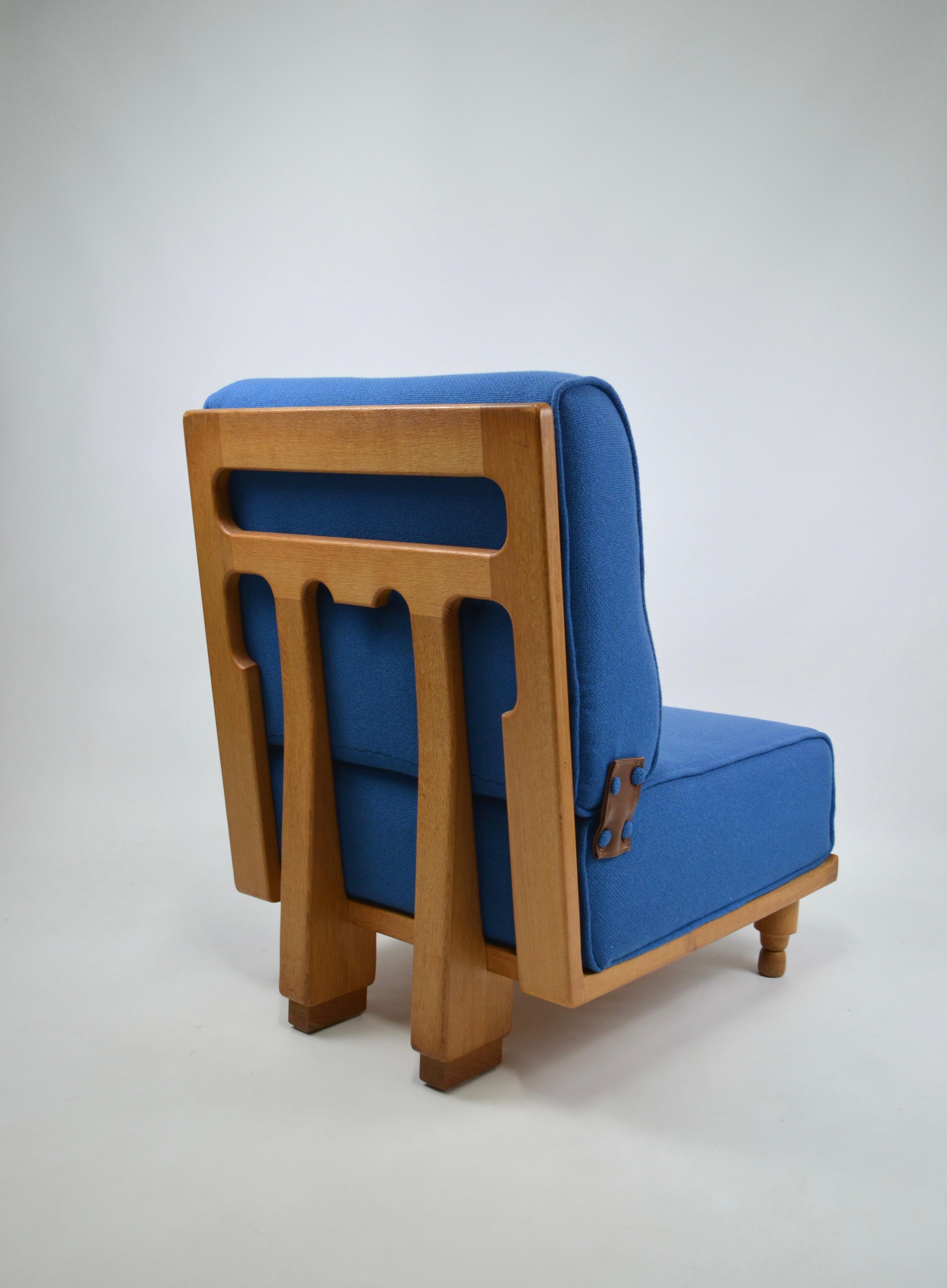 Elmyre lounge chair by Guillerme & Chambron for votre Maison, 1960s 2