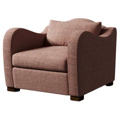 Elodie Chair in Cream Performance Bouclé by Christiane Lemieux