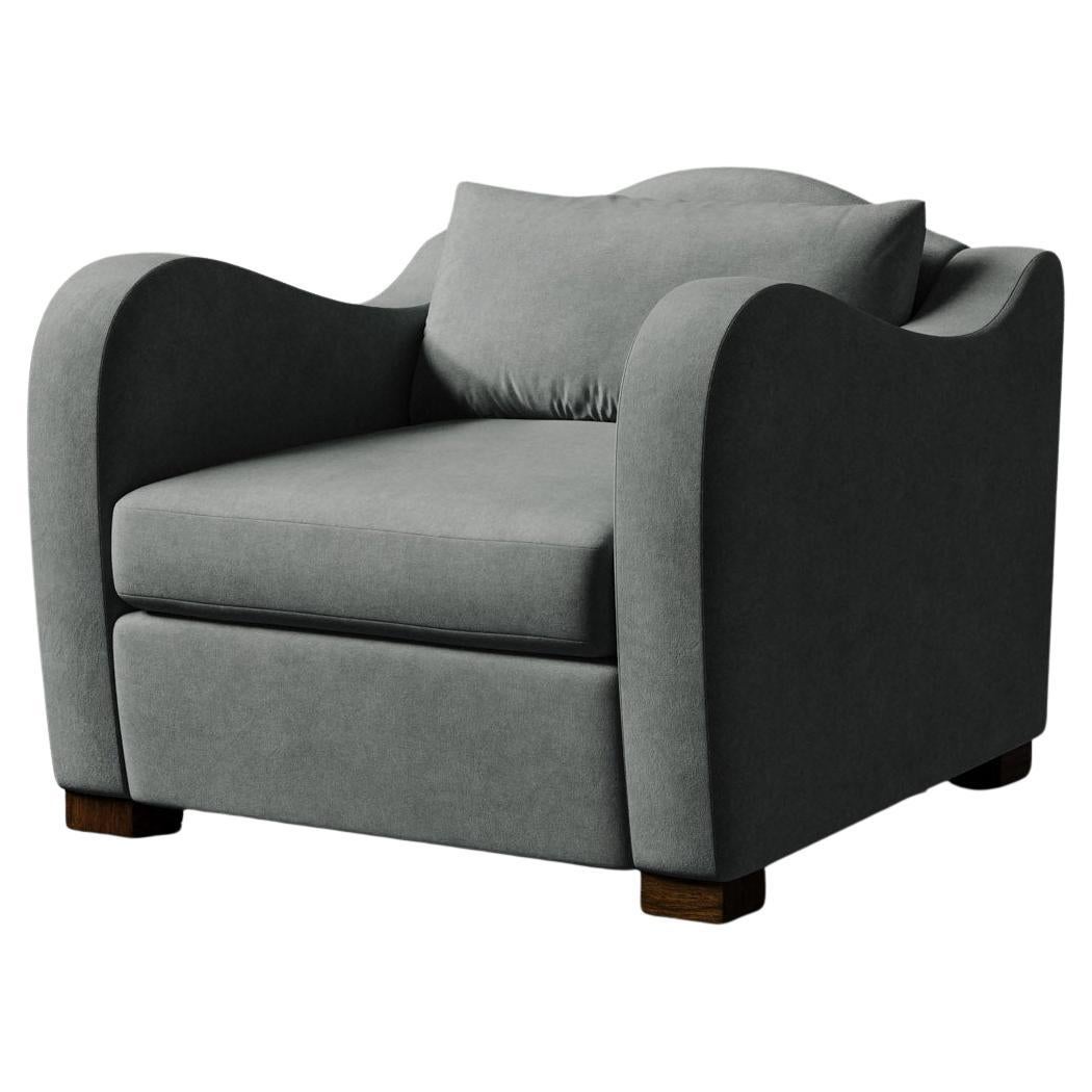 Elodie Chair in in Performance Velvet by Christiane Lemieux
