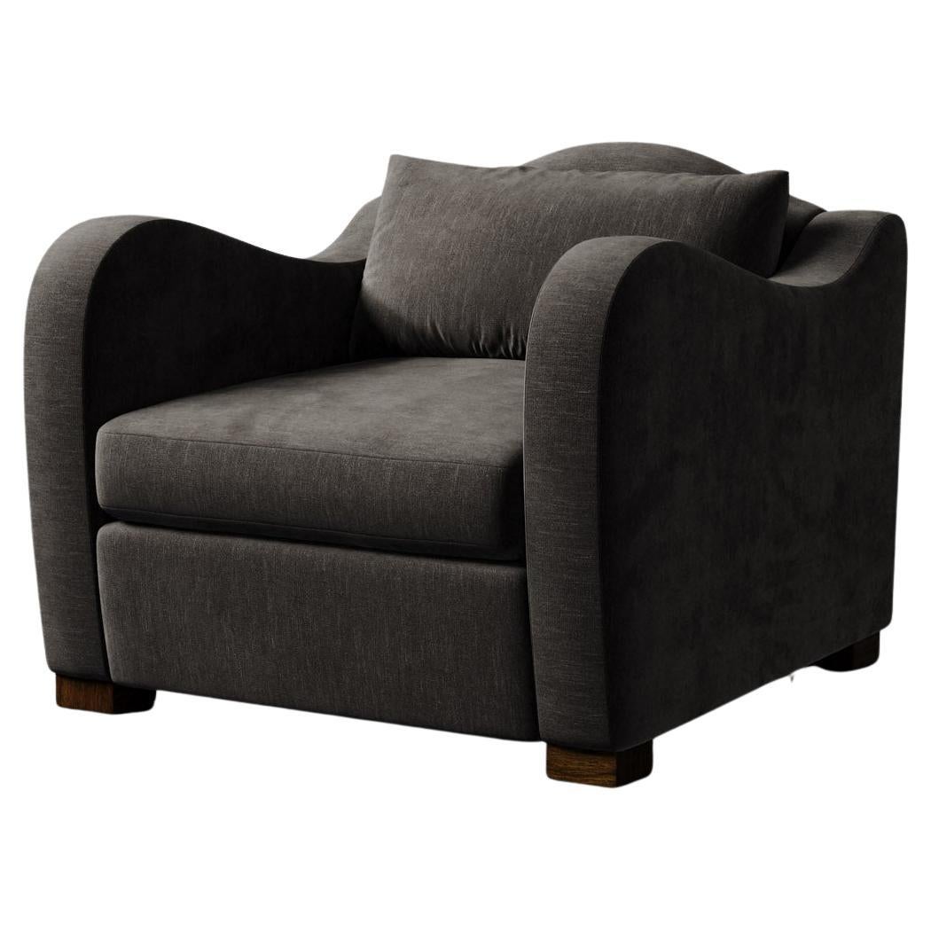 Elodie Chair in Plush Velvet by Christiane Lemieux