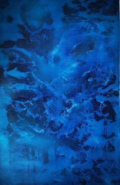 French Contemporary Art by Elodie Dollat - Intensément Bleu 
