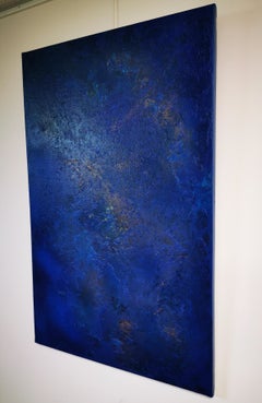 French Contemporary Art by Elodie Dollat - Intensément Bleu II