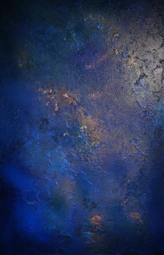 French Contemporary Art by Elodie Dollat - Intensément Bleu II