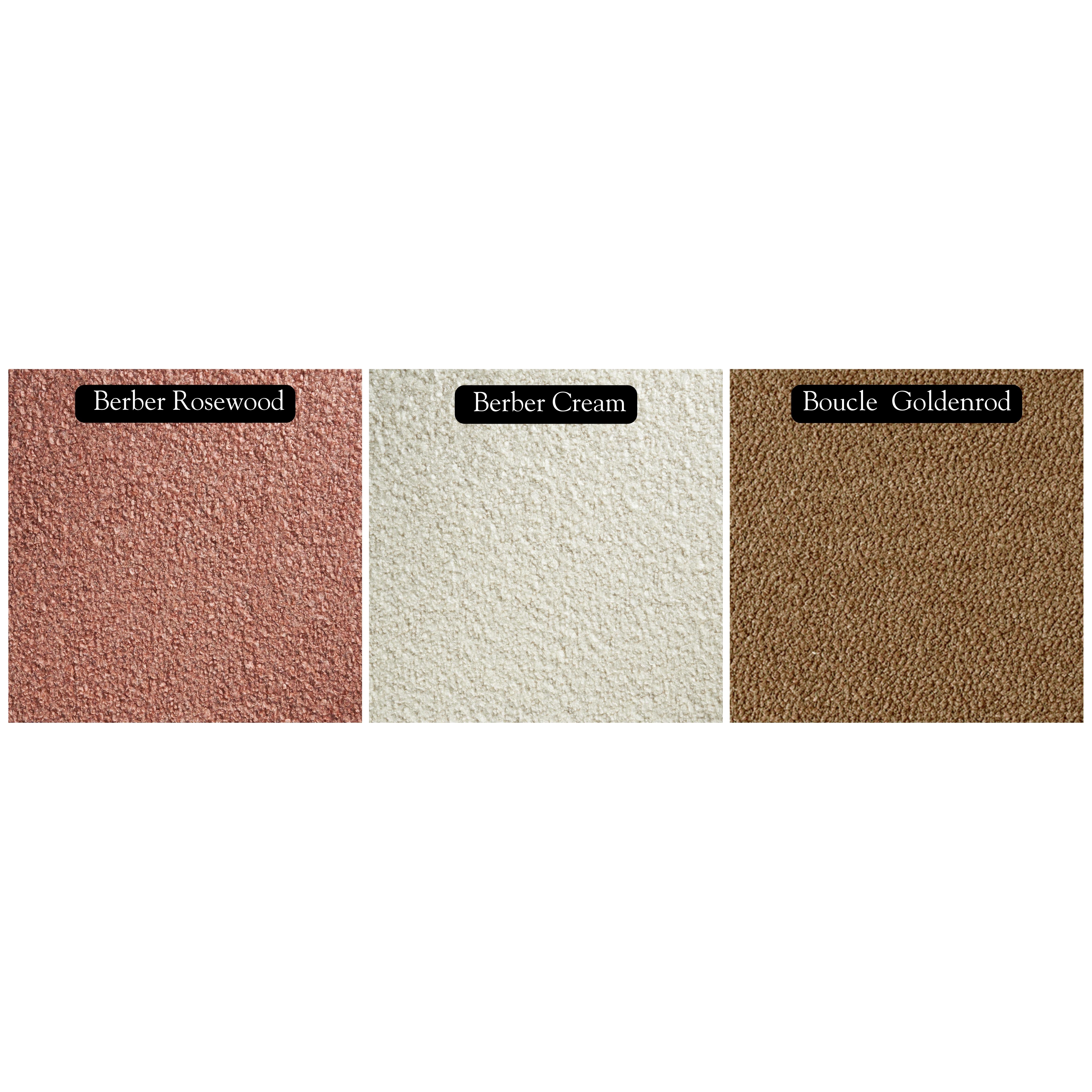 Elodie Sofa in Creme Performance Bouclé von Christiane Lemieux (amerikanisch) im Angebot