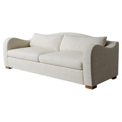 "Elodie" Sofa in Cream Performance Bouclé by Christiane Lemieux