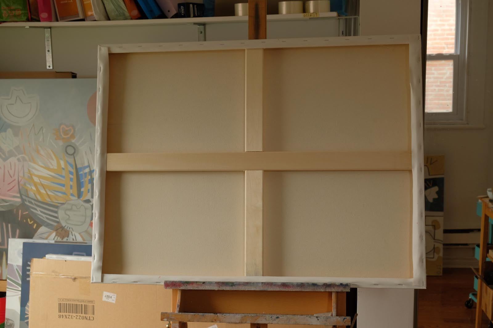 L'inizio del nuovo, Pittura, Olio su tela - Abstract Painting Marrone di Elohim Sanchez
