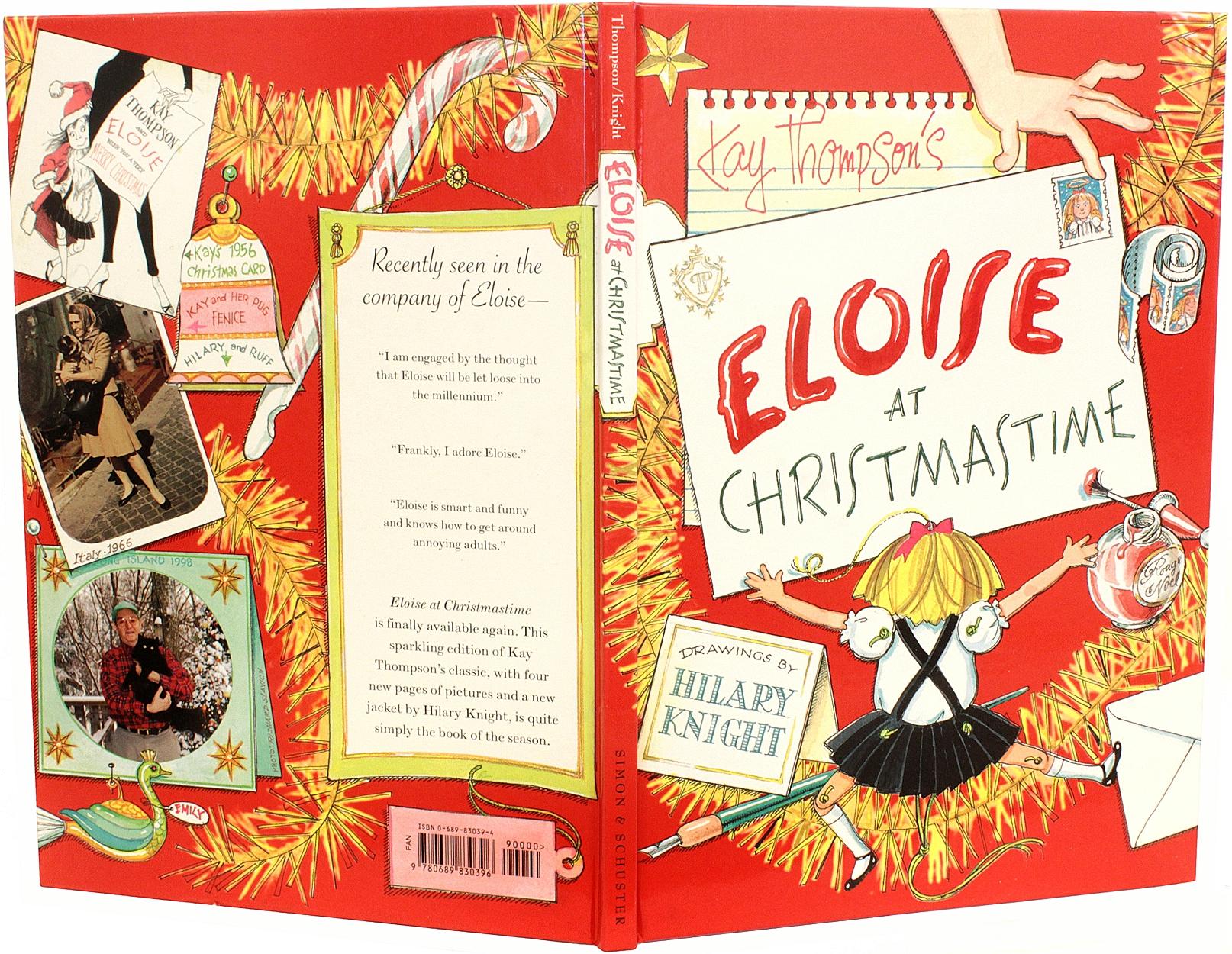 American Eloise At Christmastime, Kay Thompson, 1999, Signed by Hilary Knight ! For Sale