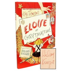 Vintage Eloise At Christmastime, Kay Thompson, 1999, Signed by Hilary Knight !