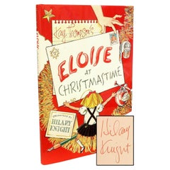 Eloise At Christmastime, Kay Thompson, 1999, Signed by Hilary Knight !