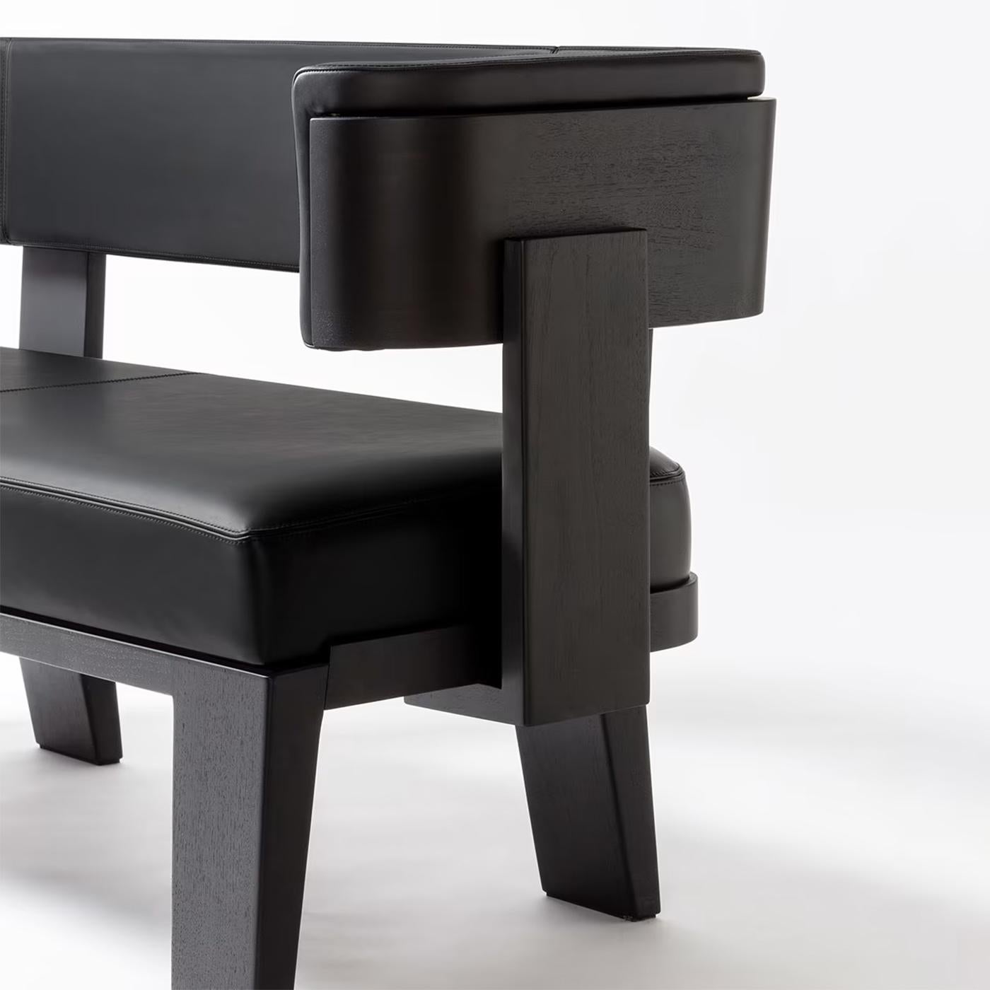 Stained Eloise Black Bench For Sale