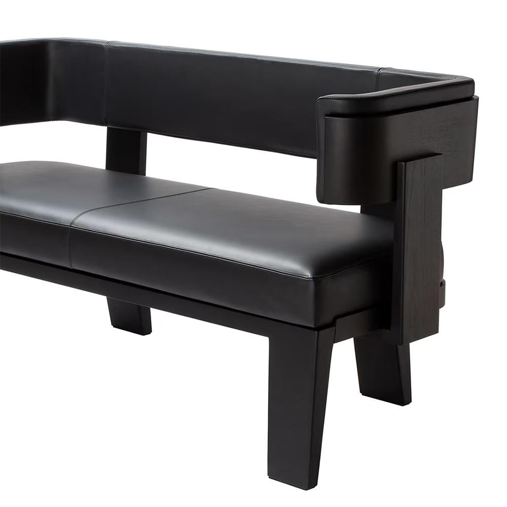 Contemporary Eloise Black Bench For Sale
