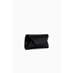 Eloise Clutch Small Black Diamond Satin