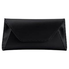 Eloise Clutch Small Black Diamond Satin
