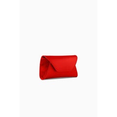 Eloise Clutch Small Cherry Red Satin