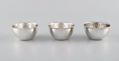 Elon Arenhill, Well-Known Swedish Silversmith, Twelve Modernist Cups