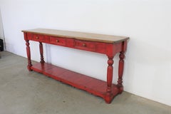 Elongated Country French Console/Hall Table