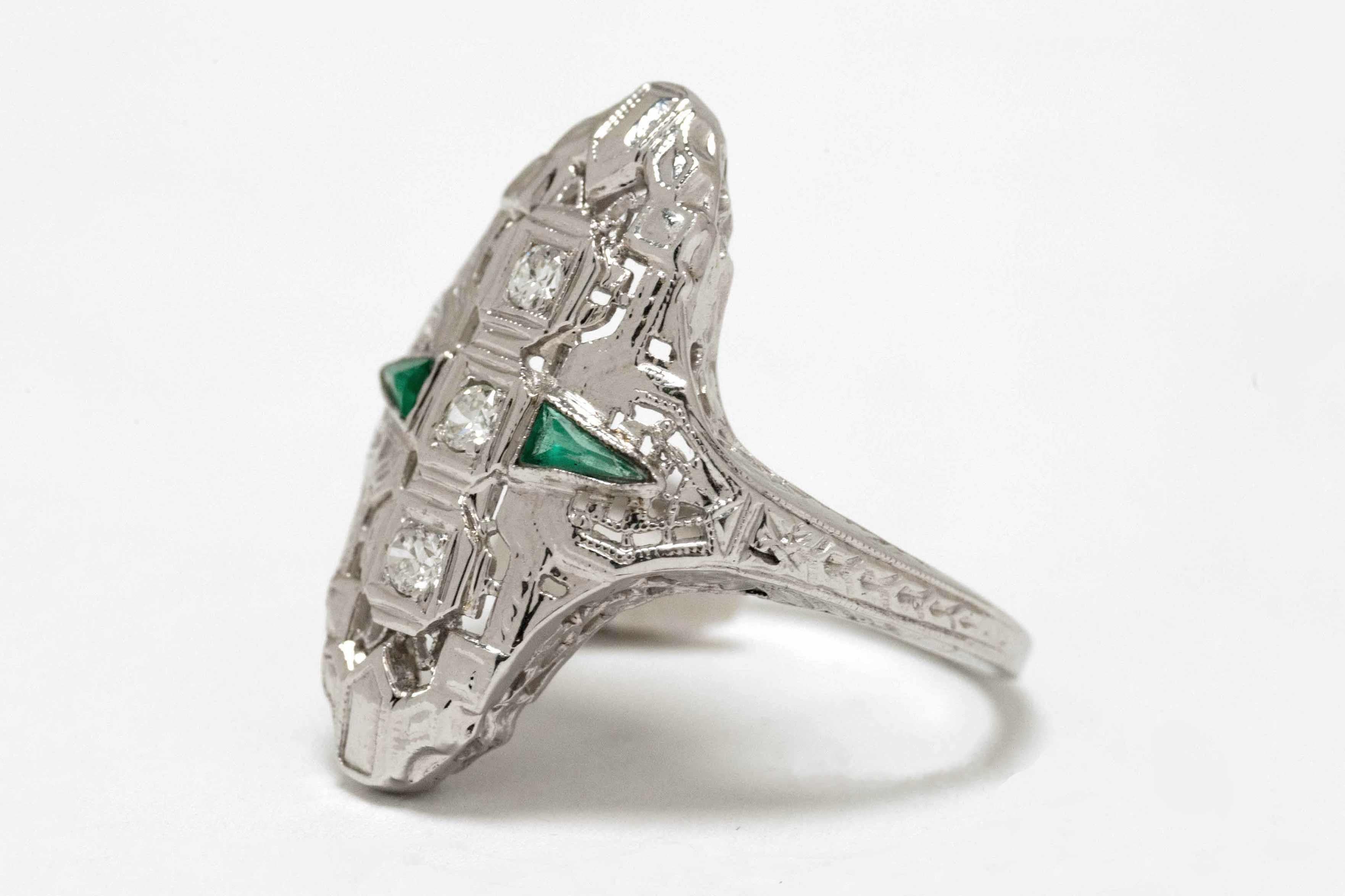 elongated emerald cut diamond