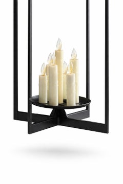 Elongated Iron Lantern from The Collection by Michael Del Piero
