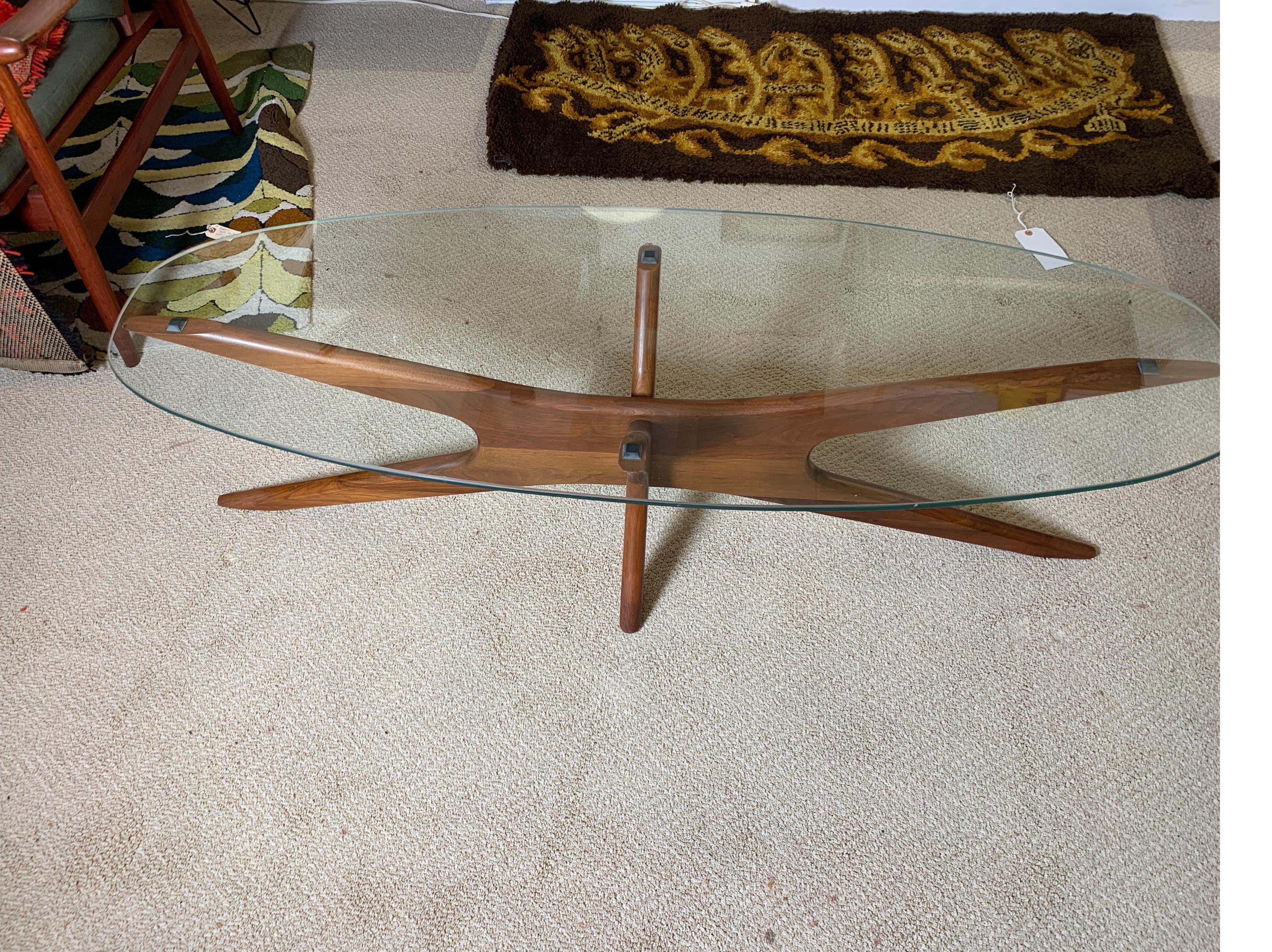 Mid-Century Modern Elongated Jacks Coffee Table by Adrian Pearsall for Craft Associates
