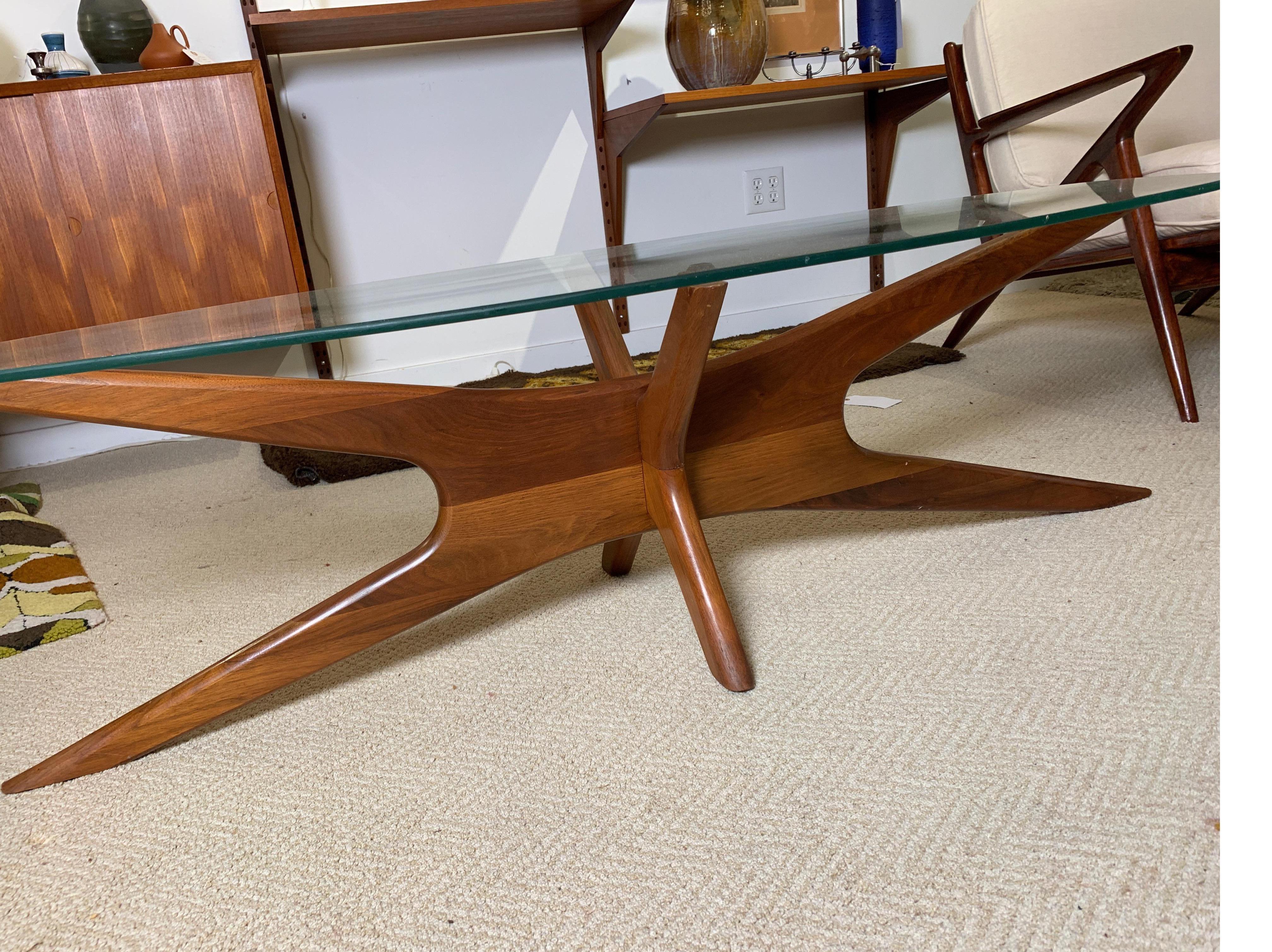 Mid-20th Century Elongated Jacks Coffee Table by Adrian Pearsall for Craft Associates