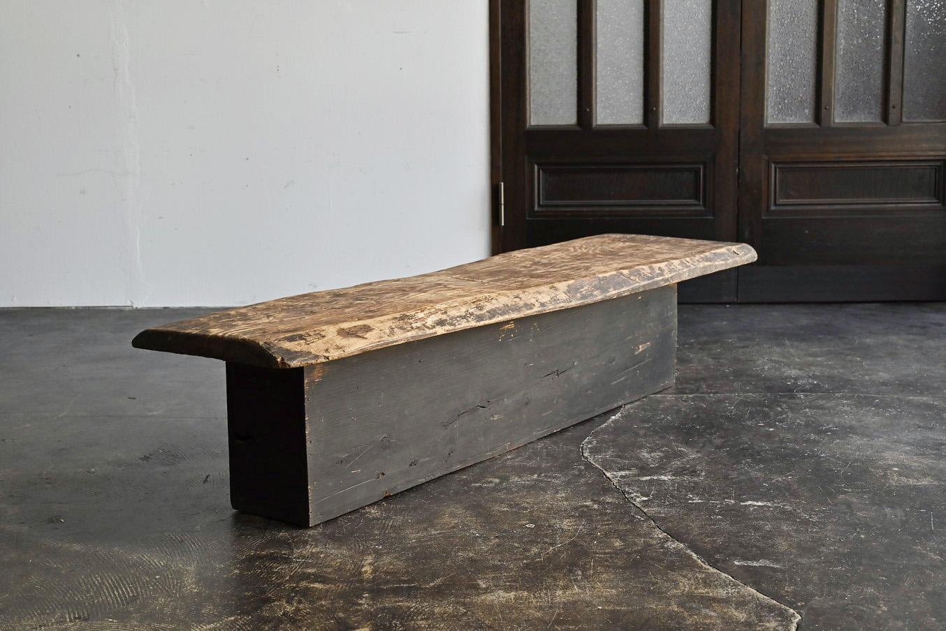 Elongated Japanese antique wooden low table/sofa table/1868-1920/Meiji era 9