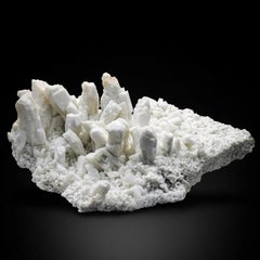 Elongated Microcline Feldspar Crystals On Cleavelandite Specimen From Pakistan